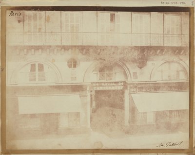 Das Hotel Canterbury, Paris von William Henry Fox Talbot